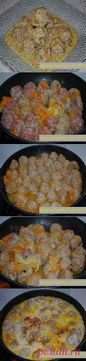 Кулинарные рецепты Тефтели в сливочном соусе &raquo; Кулинарные рецепты