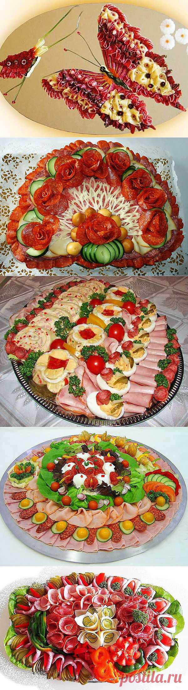 УКРАШЕНИЕ БЛЮД-14. Мясная тарелка - пошаговые фото, рецепты