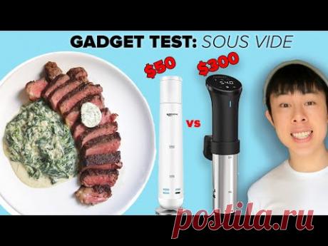 I Compared $50 and $300 Sous Vide Machines With Steak • Tasty