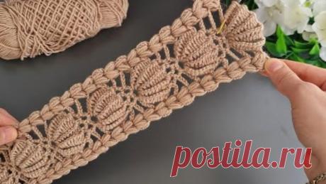 Лента крючком😍 #вязание #Анявяжет #веселыепетельки #вязаниекрючком