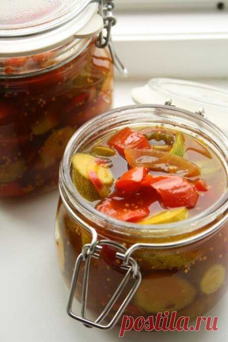 Маринованные перцы и цукини - На этой кухне многие ели. Некоторые до сих пор живы — LiveJournal