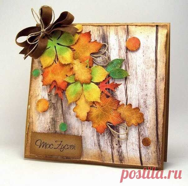 Идеи для осенних открыток