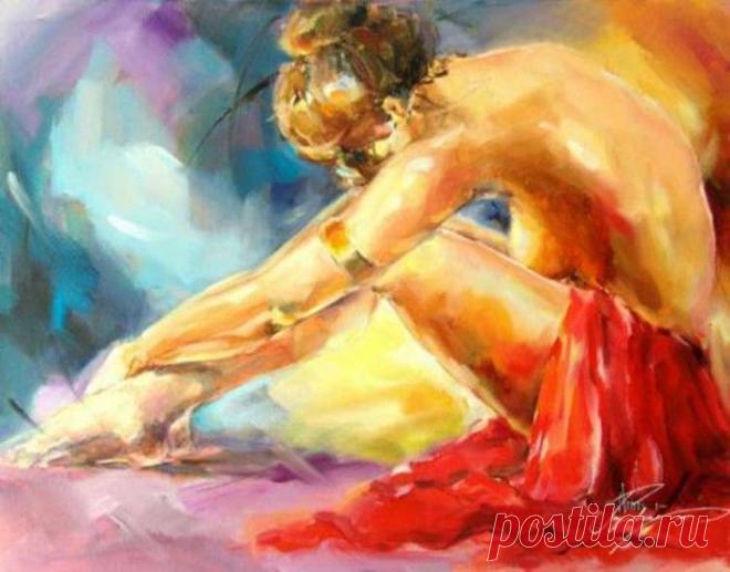 Художник Анна Разумовская|Женский портрет