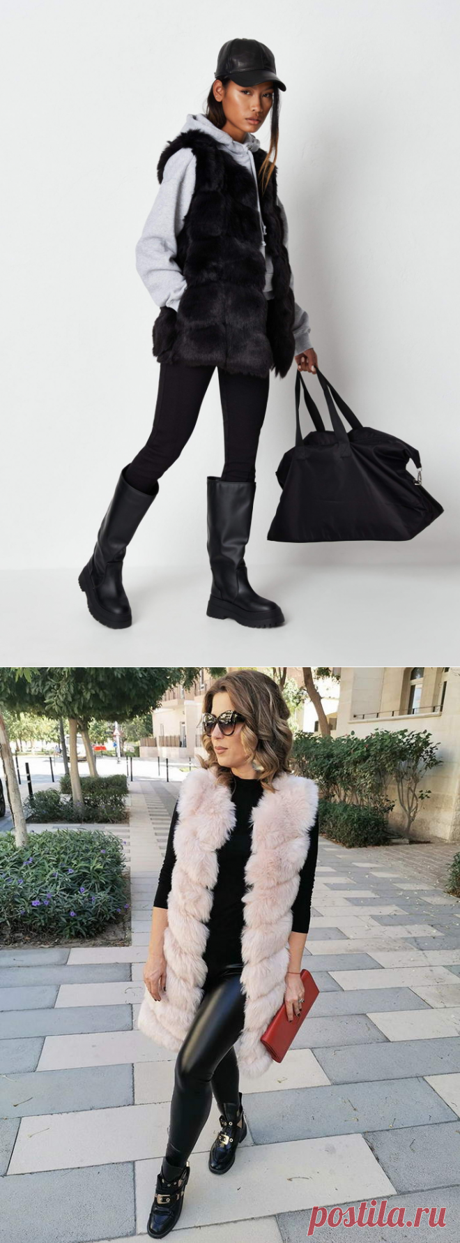С чем носить меховую жилетку? - FashionView.ru - ВСЯ МОДА В ДЕТАЛЯХ