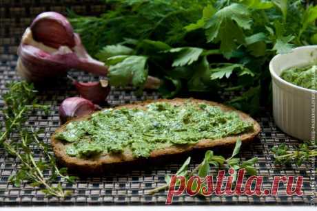 Как приготовить витаминное &quot;зеленое&quot; масло | Четыре вкуса