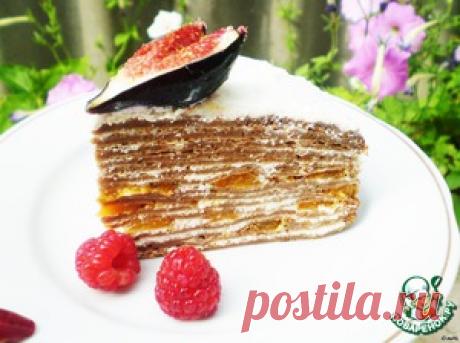 Шоколадный блинный торт "Хочу, Хочу!" - кулинарный рецепт