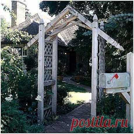 Ажурная пергола для дачи своими руками: идеи и мастер-класс - Учимся Делать Все Сами