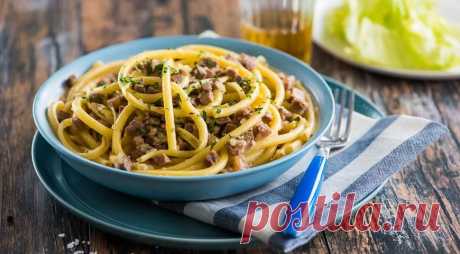 Макароны по-флотски с вареным мясом, пошаговый рецепт с фото