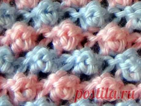 Cómo Tejer PUNTO GARBANZO en COLORES - Trinity Stitch 2 agujas (395)