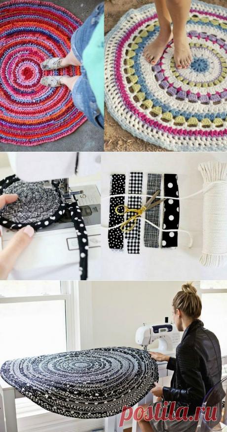 8 способов создания ковриков своими руками