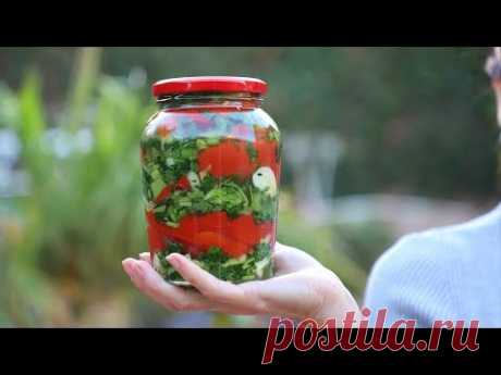 Կարմիր Պղպեղի Մարինադ - Marinated Red Peppers - Heghineh Cooking Show in Armenian
