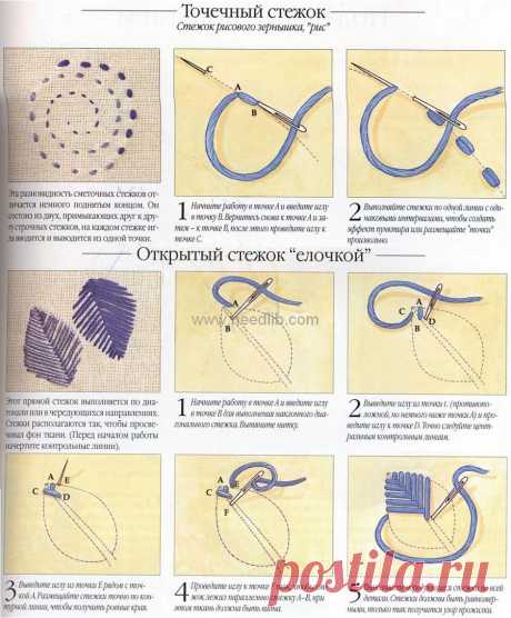 все виды вышивки нитками - Поиск в Google