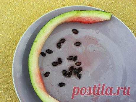 Вот для этого и варят арбузные семечки!