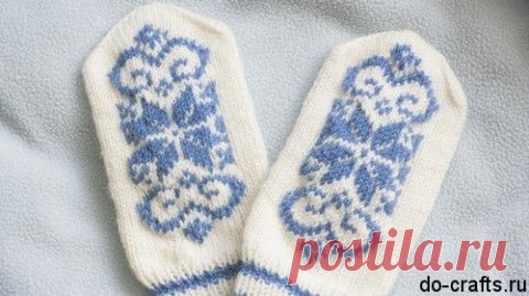 Как вязать варежки спицами, схемы для начинающих