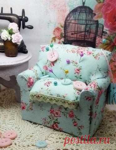 Создаем милый диванчик-игольницу: мастер-класс - Идеальная хозяйка