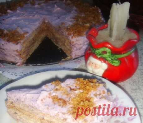 Нежный старомодный торт детства, мама называла его &quot;Королевским&quot; | Четыре вкуса