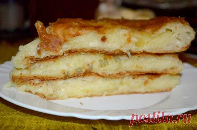 Осетинский пирог с картошкой и сулугуни рецепт с фото пошагово - 1000.menu