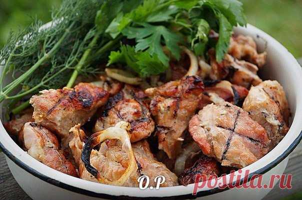 Сезон шашлыков уже открыт — шашлык из свинины в пиве