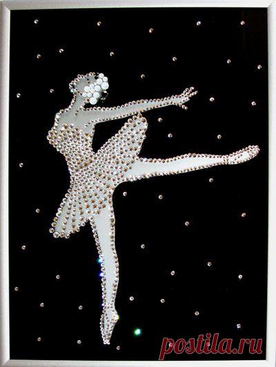 Картина из страз Сваровски Балерина - >> Чернилофф - канцелярские товары