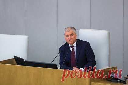 Володин высказался о расширении оснований для лишения приобретенного гражданства России