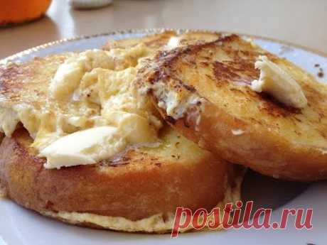 Вкусный и Очень Простой Завтрак  (Омлет) | How to Make Bread Omelette in Easy way  - ОЛЬГА МАТВЕЙ -