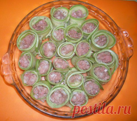 Фаршированные кабачки (праздничный вариант а-ля роллы) - Простые рецепты Овкусе.ру