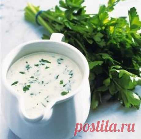 Сметанный соус.