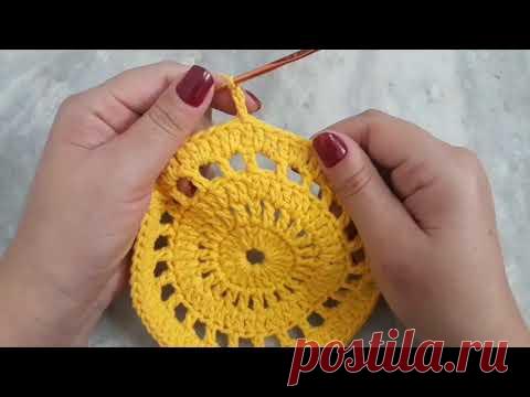 Caminho de mesa de crochê ( primeira parte)