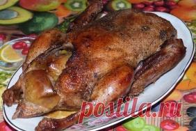 Как правильно запекать утку в духовке. - 