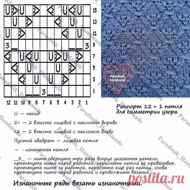 Топ-20 моих любимых ажурных узоров, над которыми я корпела | Вязание с Paradosik_Handmade | Дзен