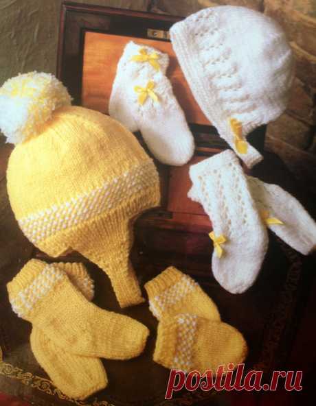 vintage knitting pattern PDF baby layette set socks pompom hat bonnet mittens birth to 4 months dk This item is a PDF file of the knitting pattern for these gorgeous baby items.    The pattern will be available for download upon receipt of payment, for you to print out or read from your computer.    The items are knit in double knitting yarn. The pattern is for one size, birth to four months.    Absolutely gorgeous vintage pattern, I love the little lacy socks, so sweet!  ...