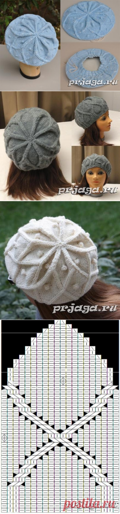 Берет спицами от Desi Knitter