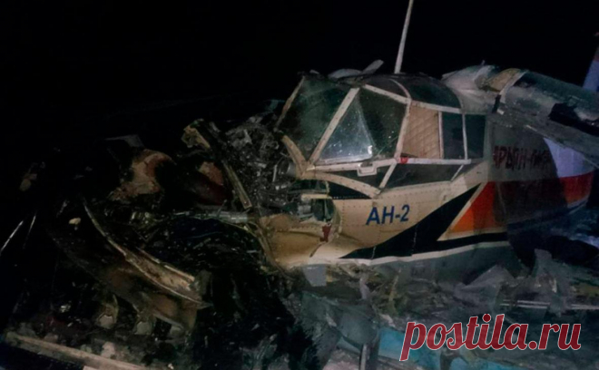 Появились кадры с места крушения Ан-2 в Ненецком автономном округе. Самолет Ан-2 потерпел крушение 9 января при выполнении рейса Нарьян-Мар — Каратайка — Варандей — Нарьян-Мар.