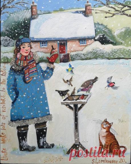 Житейские истории в картинах Стефани Ламборн | Тепло, уютно, по-домашнему | "Позитив красок" Дарьи Орловой | Яндекс Дзен