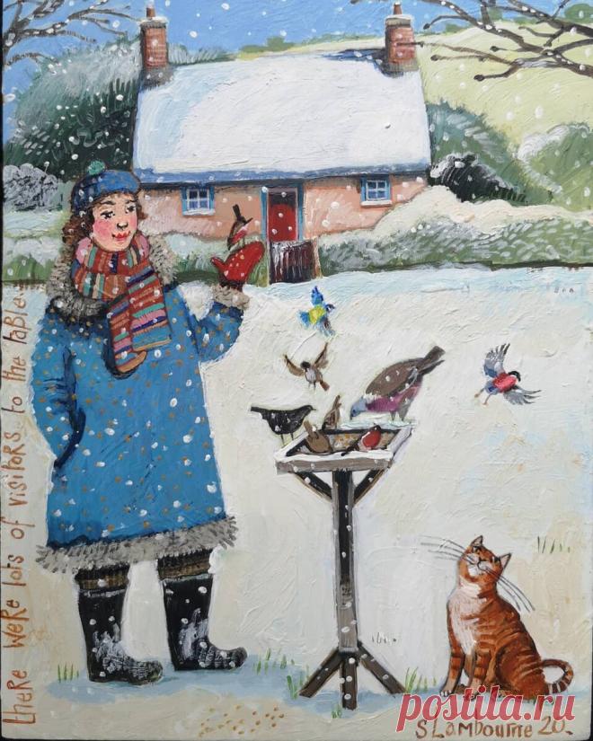 Житейские истории в картинах Стефани Ламборн | Тепло, уютно, по-домашнему | 