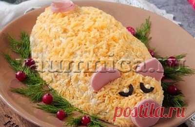 Вкусный рецепт новогоднего салата с курицей - Пошаговые рецепты с фото