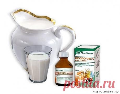 Прополис с молоком - альтернатива фармацевтическим препаратам