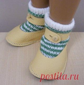 Обувь для куклы. 

#Выкройка.