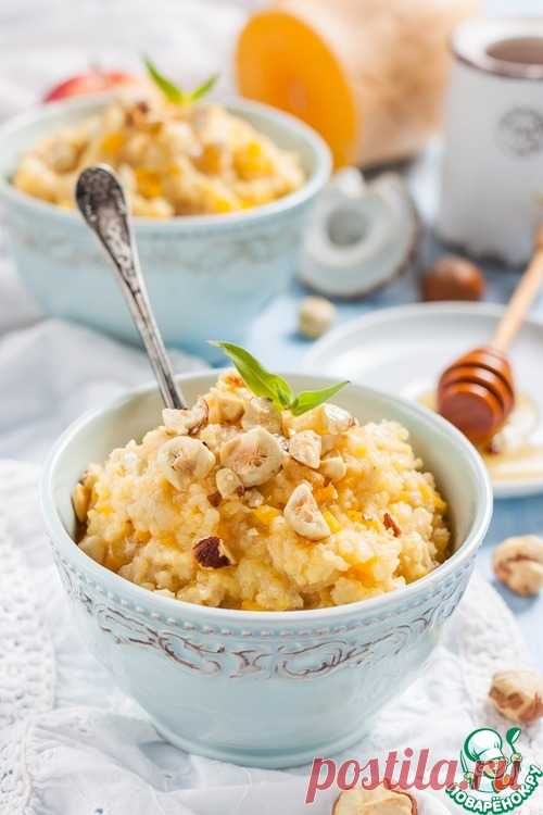 Пшенная каша с тыквой, яблоками и курагой – кулинарный рецепт