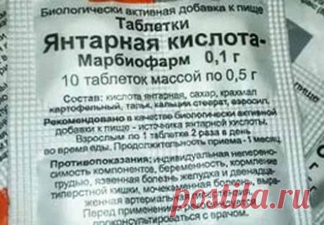 Применение янтарной кислоты для растений | Современная усадьба