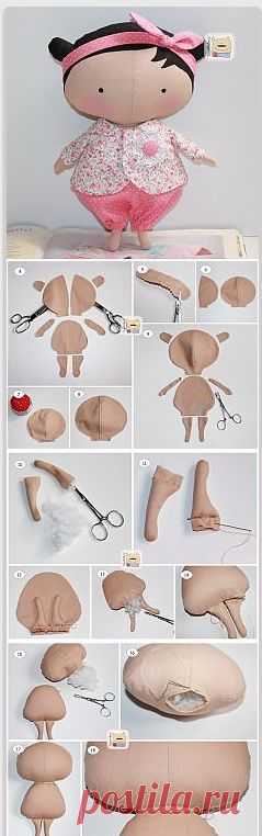 (2) Куколка Нола выкройка | Soft Dolls