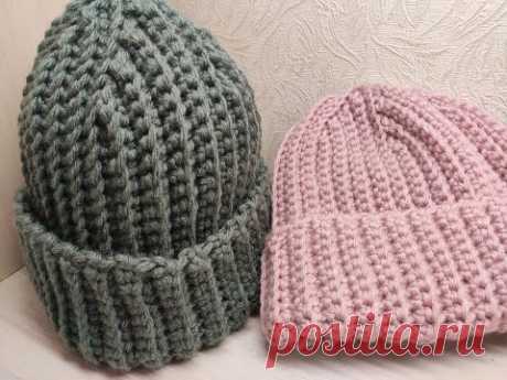 ШАПКА ЖЕНСКАЯ КРЮЧКОМ . Women's crochet hat.