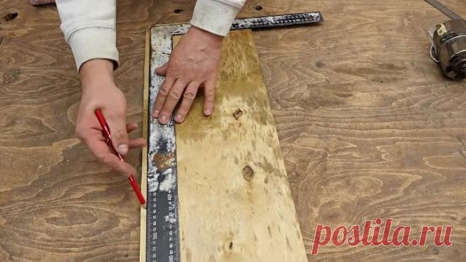 Хитрая идея из мотора и фанеры!