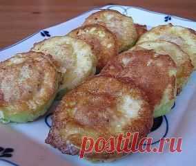 Кабачки с мясом в кляре