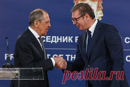 Вучич сердечно поговорил с Лавровым