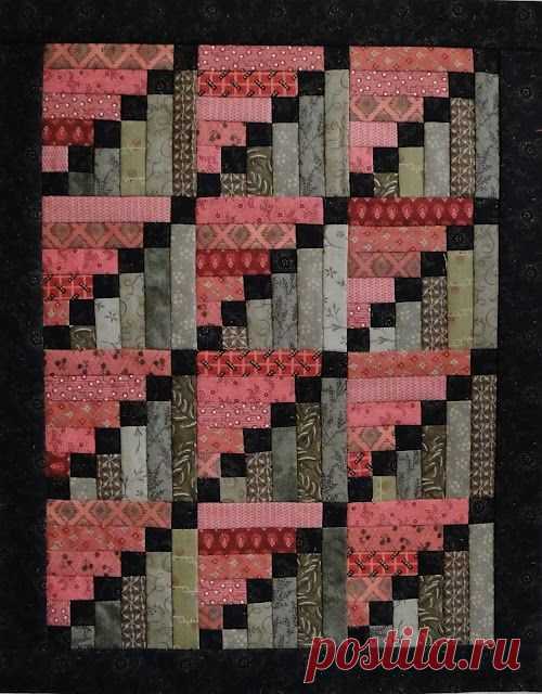Great idea with shades of white for the grey with blue 2”squares