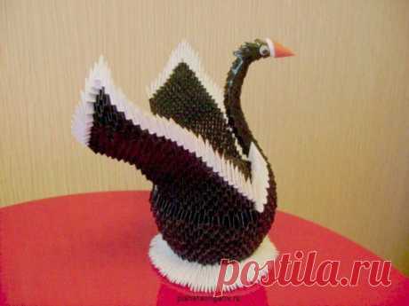 Модульное оригами: Лебедь схема сборки | Планета Оригами