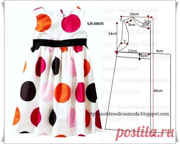Выкройки платьев для ребенка