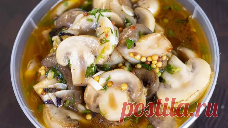 Маринованные шампиньоны. Секрет в обжарке - Будет вкусно - Социальная сеть &quot;МТ.RU&quot;