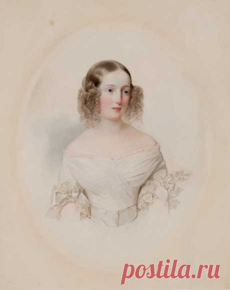 Владимир Иванович Гау крупнейший мастер акварельного портрета (1816 — 1895)